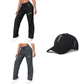 ⏳LAST DAY SALE 50% OFF!!🔥Women's Casual Athletic Pants with Zipper Pockets