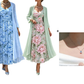 🌸👗Women's Elegant Two-Piece Floral Dress Set – Perfect Summer Holiday Look✨