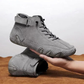 🔥Italian Handmade Suede Velcro High Boots – Timeless Style Meets Everyday Comfort