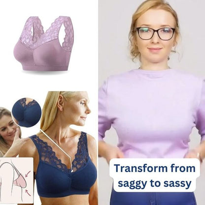 Buy 1 Get 2 Free💖Lace Lift Luxe Bra💖 Breathable Sports Push Up Lace Bra