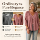 👚Women's V-Neck Lace Trim Button-Down Blouse– Elegant Everyday Top✨