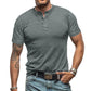 Men's Short Sleeve T-Shirts Basic Top with Button– Comfort, Style, And Versatility👕