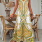 ⏳🔥2026 Hot Sale🎁Women’s Retro Print V-Neck Sleeveless Maxi Dress🔥Buy 2 Get Free Shipping🔥