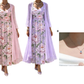 🌸👗Women's Elegant Two-Piece Floral Dress Set – Perfect Summer Holiday Look✨