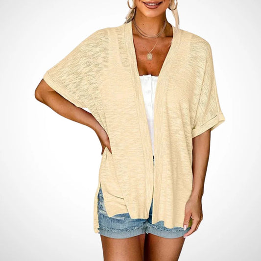 🔥Summer Hot Sale 50％ OFF🏳️‍🌈2025 New Stylish Flowy Short Sleeve Cardigan