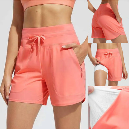 🌞NEW HOT SALE 60% OFF❄️Women's 5" Swim Board Shorts High Waisted Quick Dry Swimsuit Swimming Bottoms