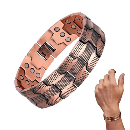 ⚡Copper Magnetic Bracelet- Relieve Fatigue And Promote Blood Circulation– Lightweight Wellness Design✨