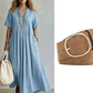 🔥 Today Only – Up To 50% OFF 👗 Women's Loose Casual V-Neck Dress✨