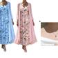 🌸👗Women's Elegant Two-Piece Floral Dress Set – Perfect Summer Holiday Look✨