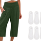 ☀️2026 HOT SALE 50% OFF🌿Lightweight Elastic Waist Crop Pants for Women