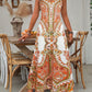 ⏳🔥2026 Hot Sale🎁Women’s Retro Print V-Neck Sleeveless Maxi Dress🔥Buy 2 Get Free Shipping🔥