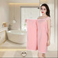 🔥A Perfect Gift For Women🔥Women's Solid Color Coral Fleece Bathrobe