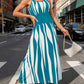 👗50% OFF Striped Spaghetti Strap Dress, Slim & Airy