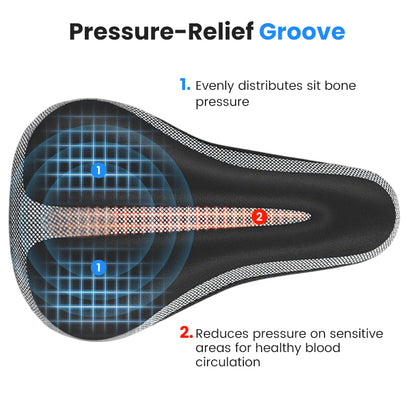 🚴‍♂️ Ultimate Comfort Bike Seat Cover – Say Goodbye to Saddle Pain on Long Rides!