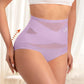 Plus-Size High-Waist Cross Tummy Control Panties