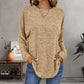 ✨2026 Collection at 50% OFF & FREE SHIPPING🎁Casual Long-Sleeve Top – Soft Knit, Loose Fit & Versatile Style for All Body Types 🌸🧥