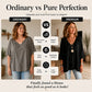 Trending Now⭐💫 Flowy V-Neck Top with Ruffle Accent – Versatile Solid Color That Pairs with Everything