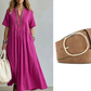 🔥 Today Only – Up To 50% OFF 👗 Women's Loose Casual V-Neck Dress✨