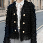 Women’s Fashion Button Tassel Short Coat 💼 – Tassel & Button Elegance, Suitable for Office & Casual Events 👠