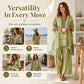 🌸Women's Loose V-Neck Striped 2-Piece Casual Set – Relaxed Oversized Fit & Effortless Style 🌿