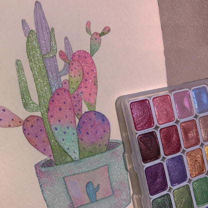 💥Black Friday Day 50% OFF🎅20 Colours Watercolor Painting Set🎨