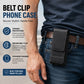 ⚡Big Discount | Waist Belt Cell Phone Pouch 📱 Multi-Pocket Leather Holster with Card Holder
