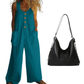 🌿Women's Sleeveless Wide-Leg Jumpsuit with Pockets– Chic, Comfy & Effortless