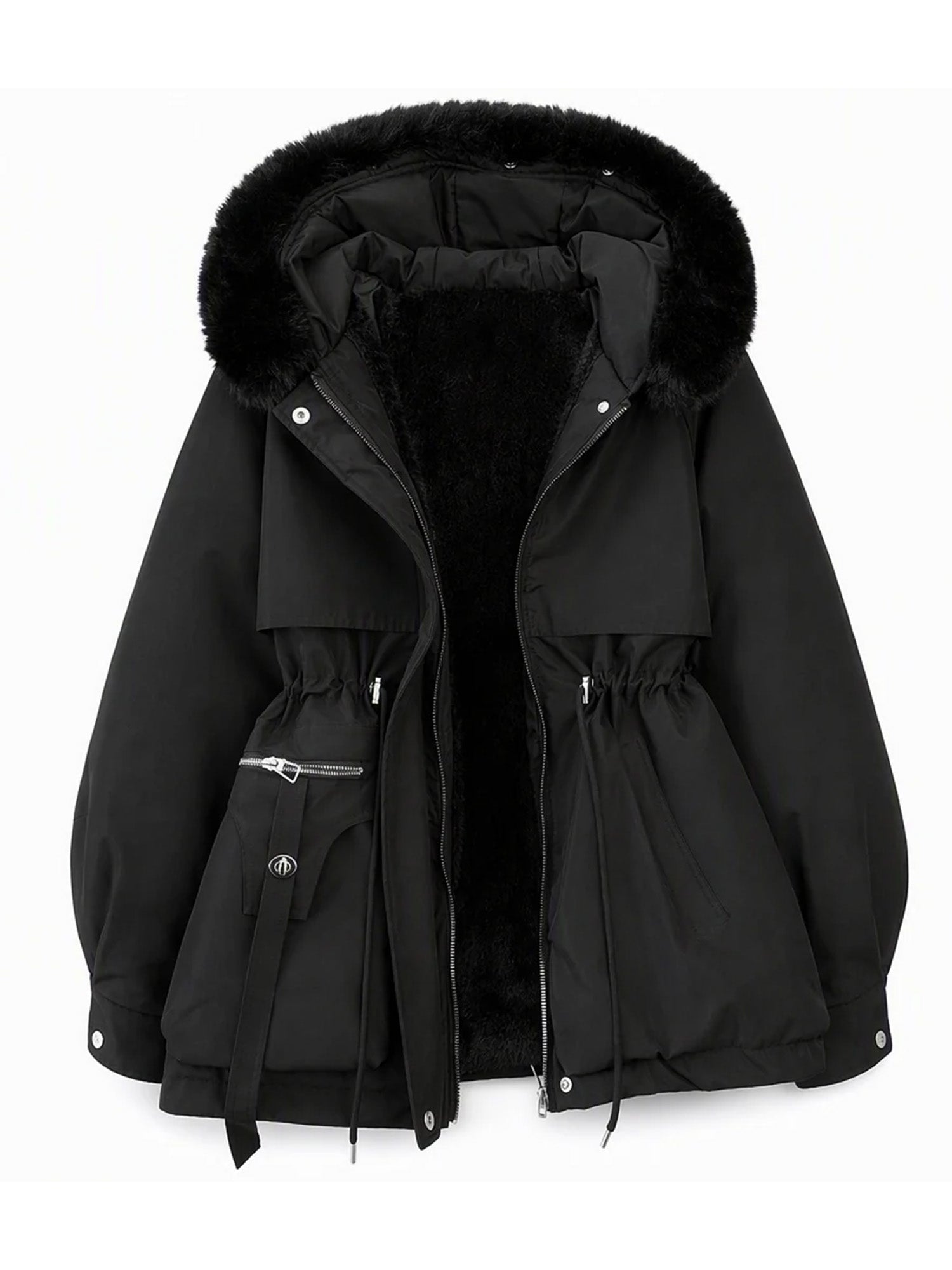 ⌛Limited-Time Offer🛍️ Women's Winter Faux Fur Padded Parka