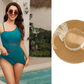 💎 51% OFF! 💎 Women's Sexy One-Piece Swim Dress – Ruched Slim Fit, High-Waisted Tummy Control & Sheer Mesh Detail 🩱✨