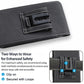 ⚡Big Discount | Waist Belt Cell Phone Pouch 📱 Multi-Pocket Leather Holster with Card Holder