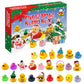 🎄49% OFFER🦆Christmas Rubber Ducks Advent Calendar