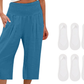 ☀️2026 HOT SALE 50% OFF🌿Lightweight Elastic Waist Crop Pants for Women