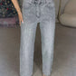 🔥Limited-time offer-Rhinestone-Embellished Straight-Leg Jeans