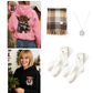 🐮 50% OFF!!🎁Cute Highland Cow Cozy Fleece-Lined Hooded Sweatshirt
