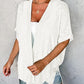 🔥Summer Hot Sale 50％ OFF🏳️‍🌈2025 New Stylish Flowy Short Sleeve Cardigan