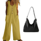 🌿Women's Sleeveless Wide-Leg Jumpsuit with Pockets– Chic, Comfy & Effortless