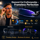 😍Buy 1 Get 1 Free 👓 Crystal Clear Reading Glasses – Lightweight Frameless Design with Premium Diamond-Cut Finish ✨