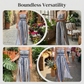 👗50% OFF NOW!💥Geometric Jumpsuit With Halter Neckline & Side Slit – Unique print & Elastic Back – Versatile, Perfect For Summer Parties Or Resort Wear ✨