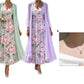 🌸👗Women's Elegant Two-Piece Floral Dress Set – Perfect Summer Holiday Look✨
