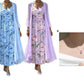 🌸👗Women's Elegant Two-Piece Floral Dress Set – Perfect Summer Holiday Look✨
