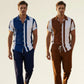 Men's Color-Block Shirt & Pants 2-Piece Set🌟 Effortless Summer Vibes