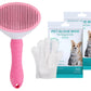 🧹Self-Cleaning Slicker Brush for Dogs & Cats 🐶Say Goodbye To Pet Hair Chaos 🐾✨