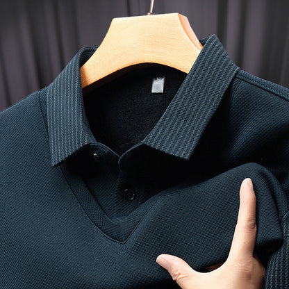 🎁 Hot Sale 49% OFF 🔥Striped Lapel Fake Two-Piece Shirt