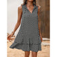 🎉Last Day Promotion 70% OFF💃Women's Geometric Print Bow Dress