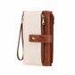 Women's Retro Style RFID Blocking Tri-fold Wallet