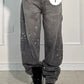 🔥Limited-time offer-Rhinestone-Embellished Straight-Leg Jeans