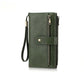 Women's Retro Style RFID Blocking Tri-fold Wallet