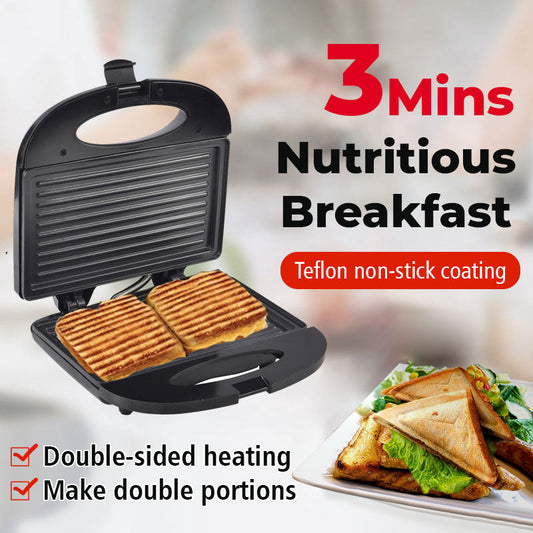 🥙Breakfast Sandwich Maker🍳 Heats Up Quickly And Evenly 🥪Can Make Two Servings At A Time