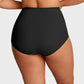 Plus-Size High-Waist Cross Tummy Control Panties