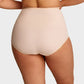Plus-Size High-Waist Cross Tummy Control Panties